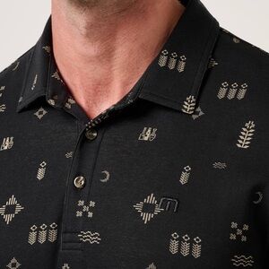 Travis Mathew Weather Patterns Polo NWT